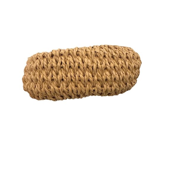 Chloé Woody Raffia Mini Tote Bag With Logo Ribbon & Braided Shoulder Strap NWOT - Picture 2 of 6